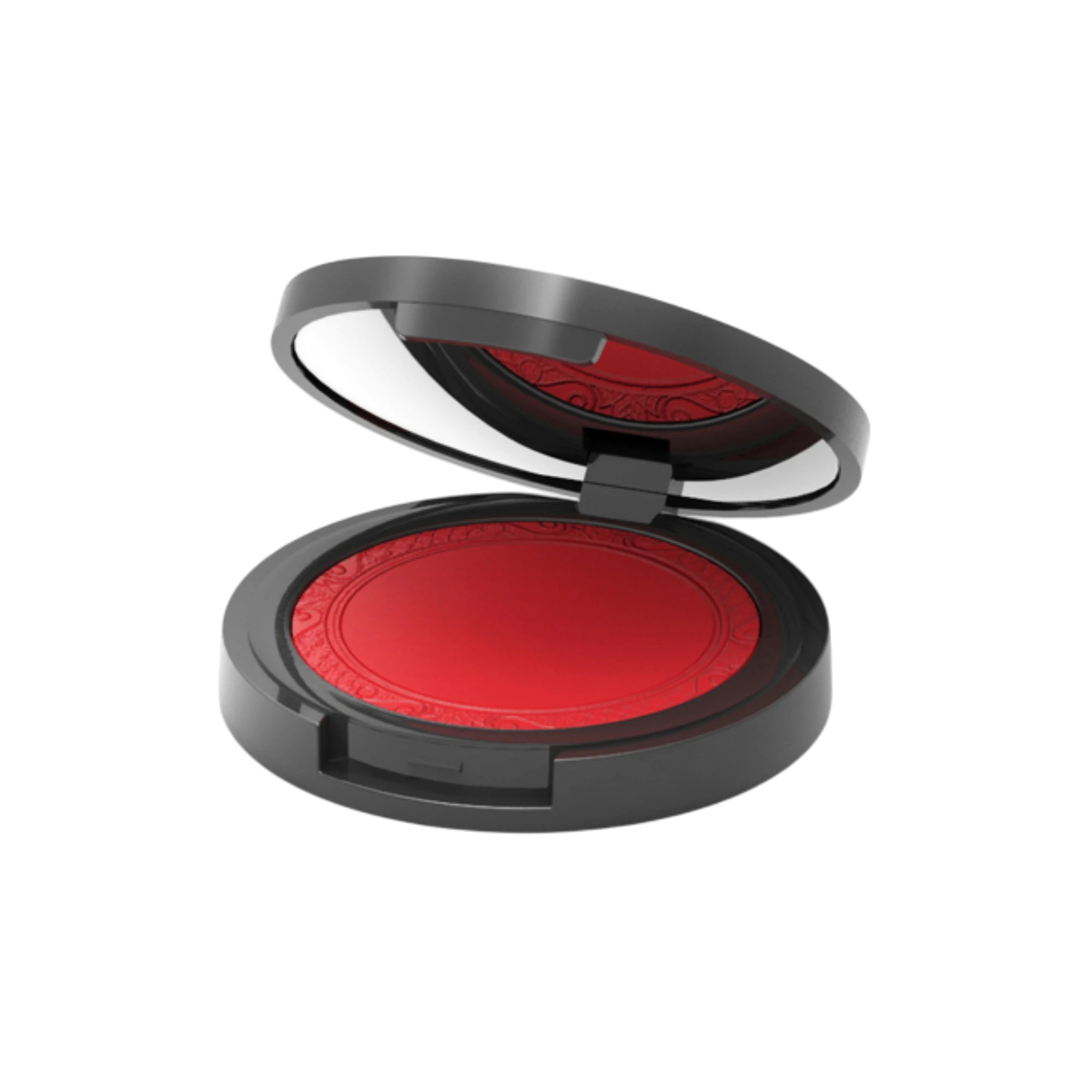 4.5g Single-Pan Round ABS Powder Compact with Mirror & Clasp Closure 1