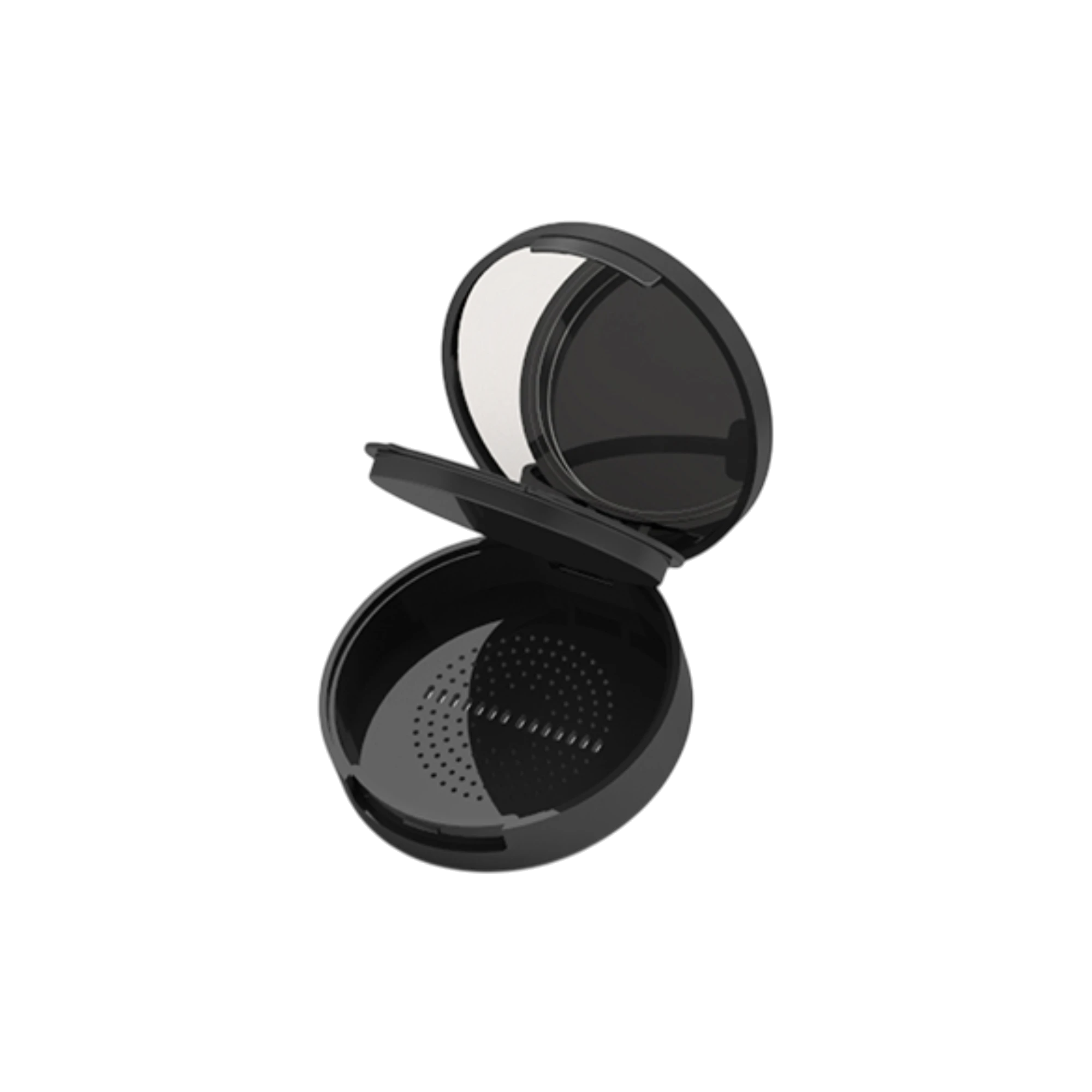 10.2g Two-Tier Single-Pan Round ABS Bronzer Compact with Mirror & Clasp
