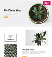 Plants shop - garden centre template