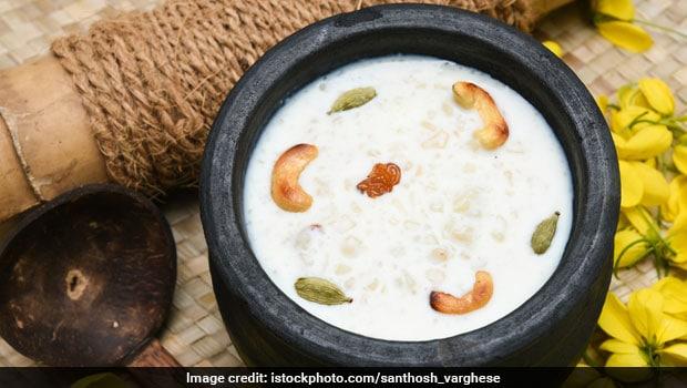 Payasam or Kheer is served first as a food item to the gods