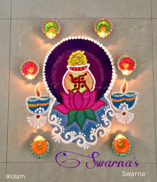 Dhanteras rangoli designs style