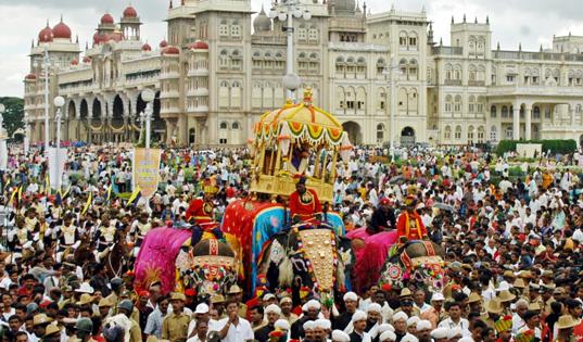 dusshera being celebrated in mysore