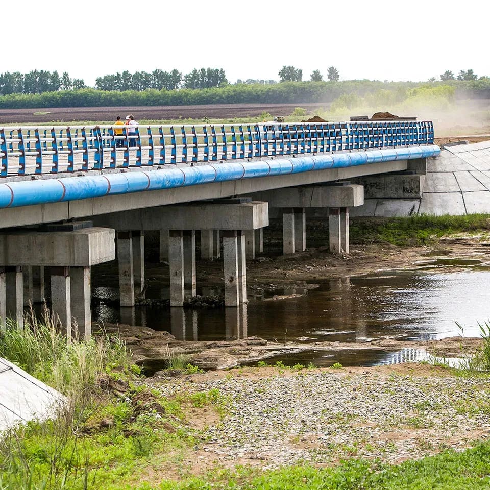 Bridge with water underneath