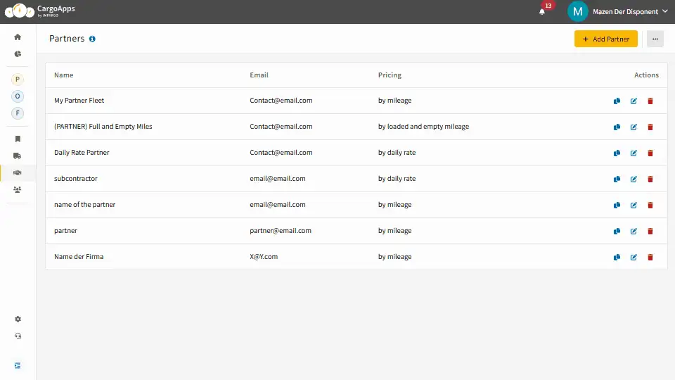 carrier management system