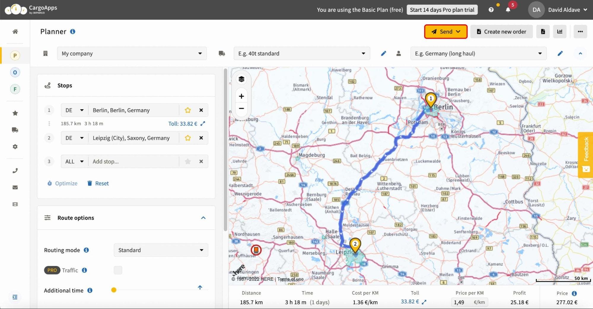 Check out our tutorial video on how to use our “Send” functionality on the CargoApps