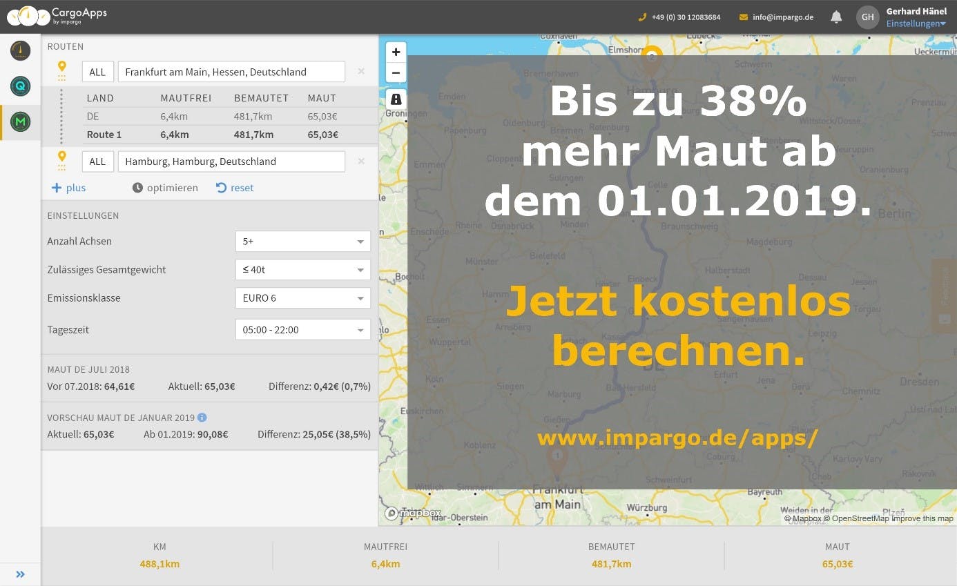 zu unserem kostenlosen mautrechner