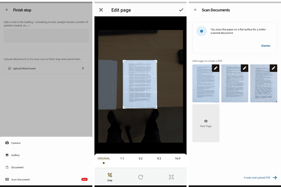 Send Digital BOL and POD via IMPARGO PDF Scan