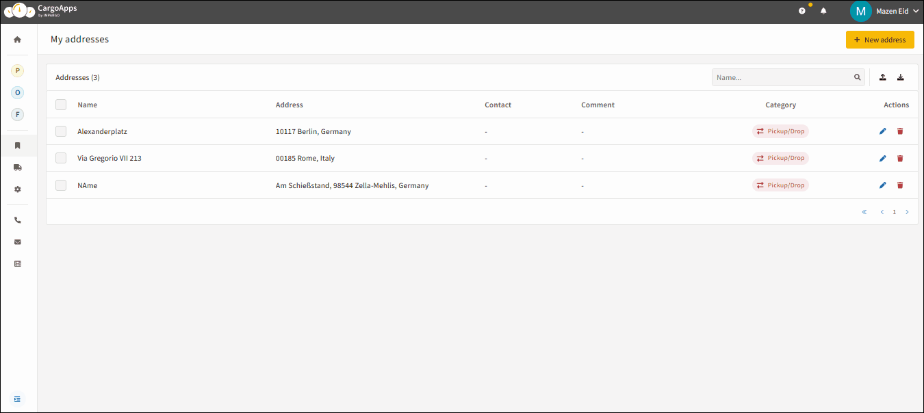 Fleet management system for dispatchers track truck drivers