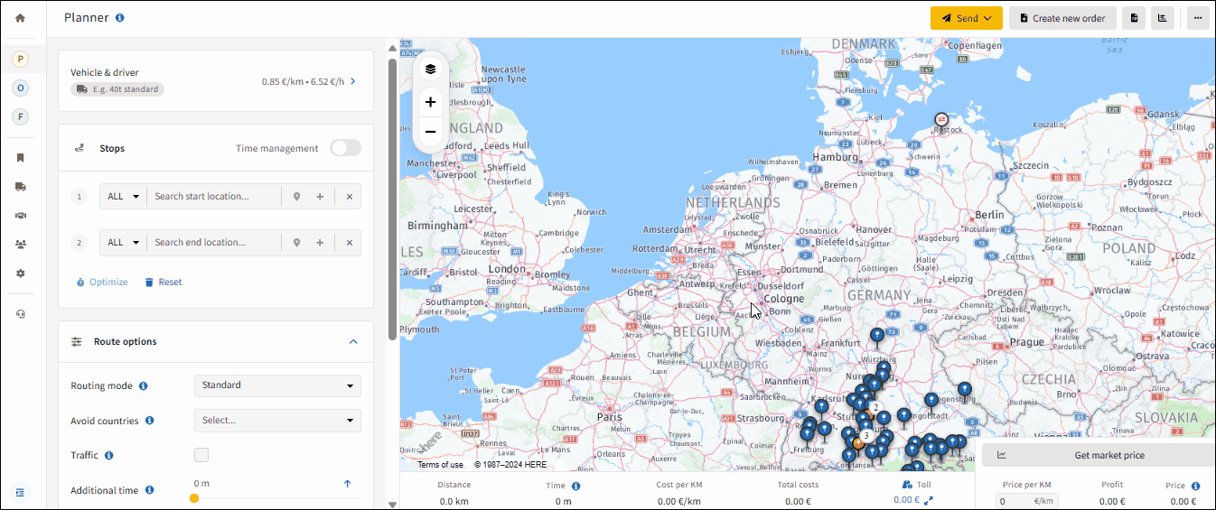 TMS LKW HGV Route Planner Software Market Price