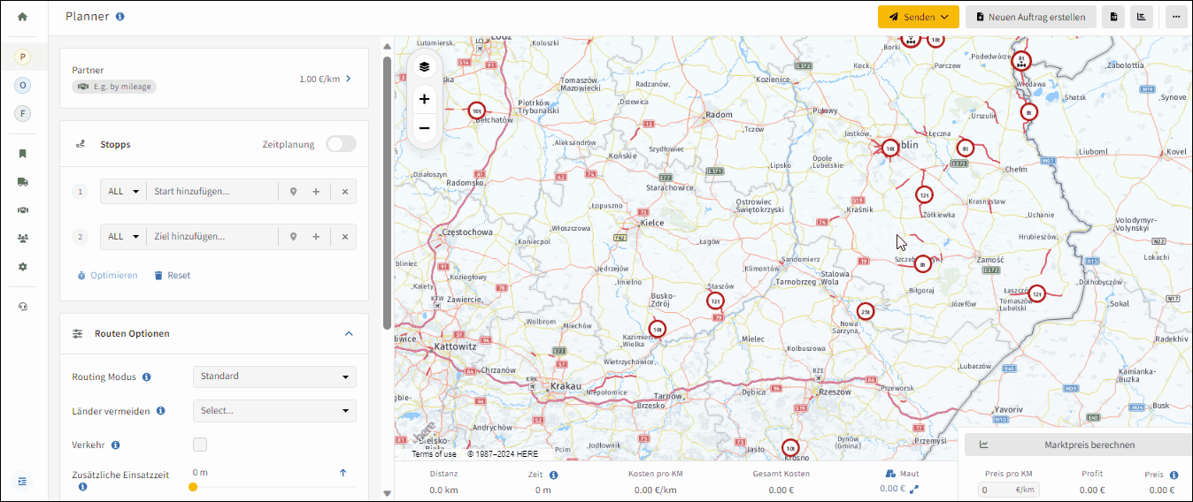 TMS LKW Routen Planer Systems Software Market Price