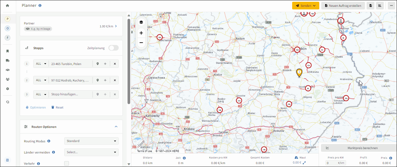 TMS LKW Routen Planer Systems Software Market Price