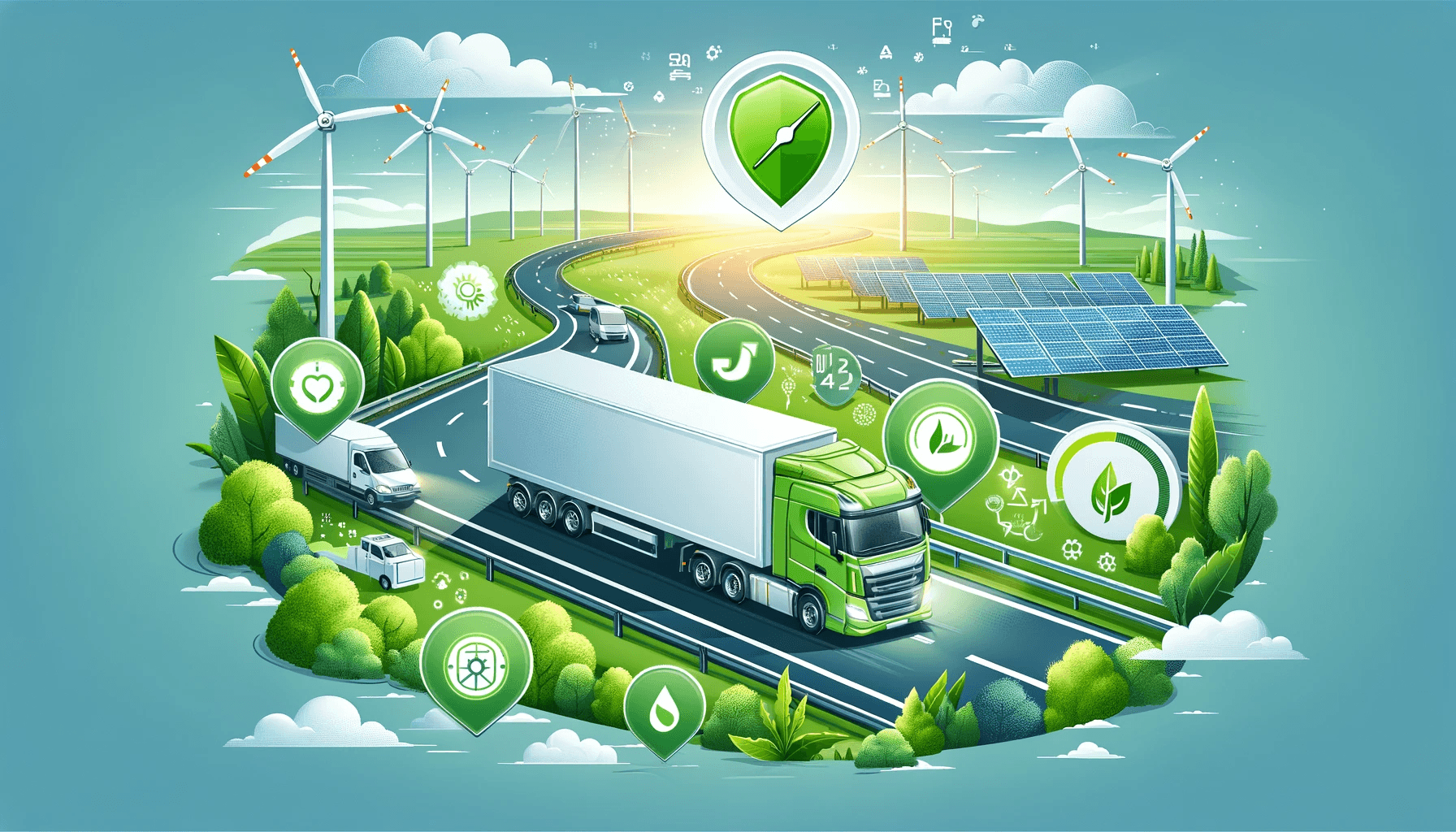 calculate and reduce truck co2 emissions