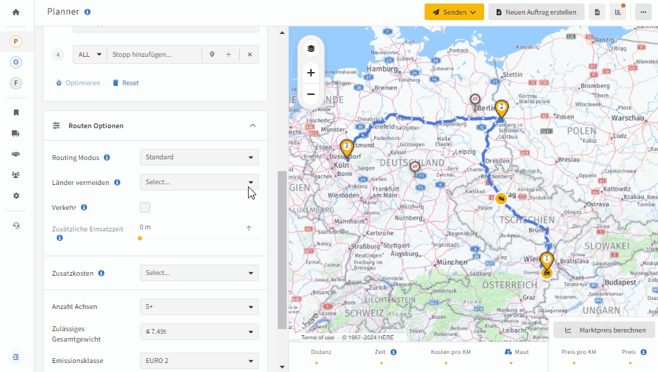 LKW routenplanung kostenlos