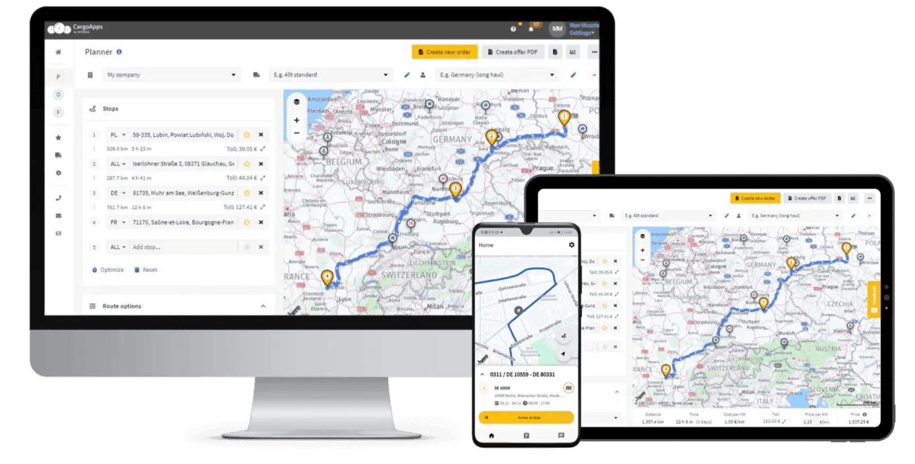 Platforma IMPARGO TMP® na komputerze i smartfonie