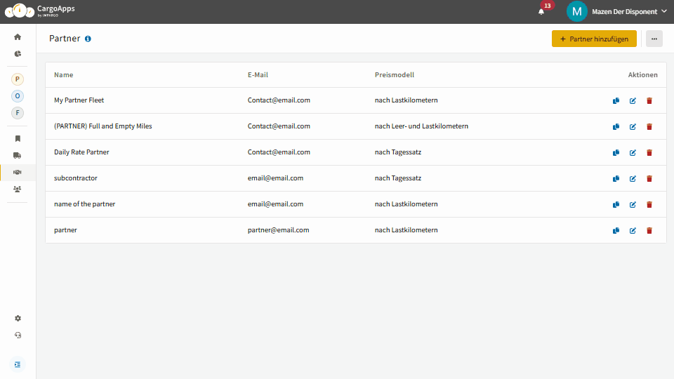 carrier management system