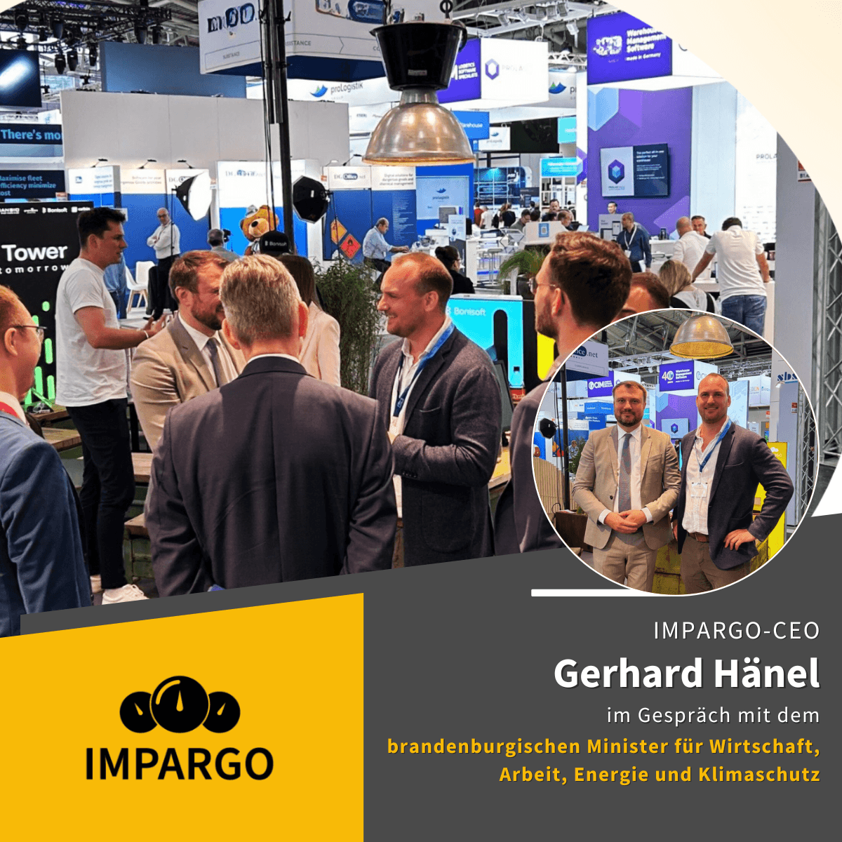 IMPARGO CEO im Gesprach mit dem brandenburischen Minister