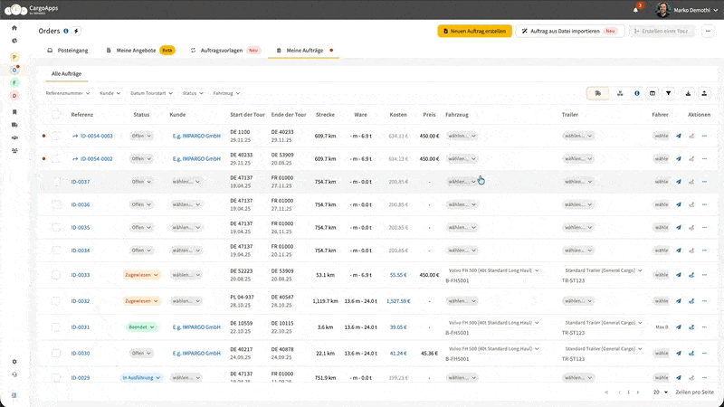 Wie man die Abrechnung für geteilte Aufträge über Swap-Punkte verwaltet