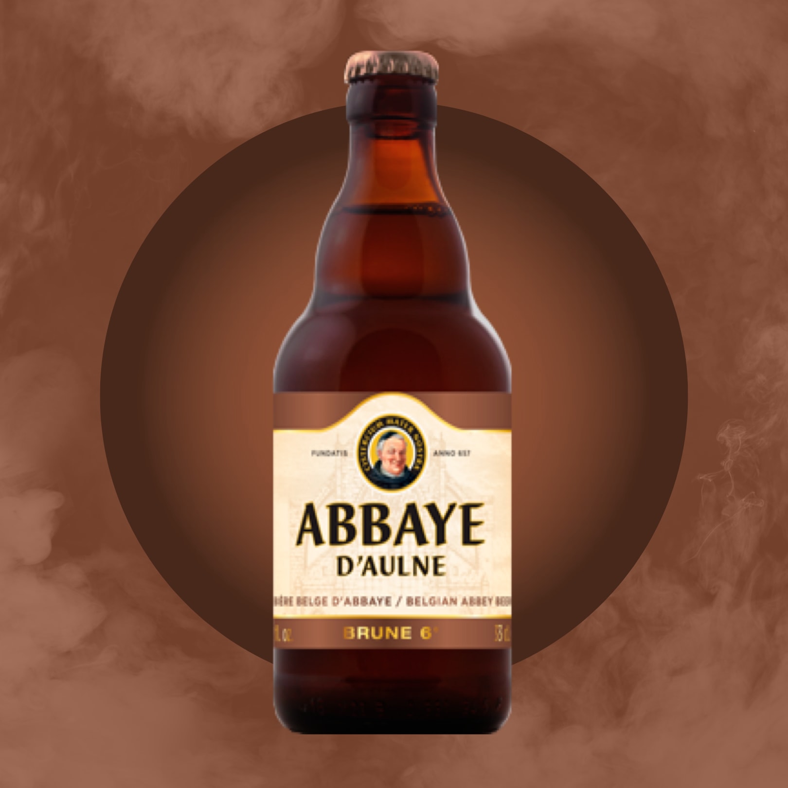 Cerveza Abbaye D´Aulne Brune 6 Botella 330ml