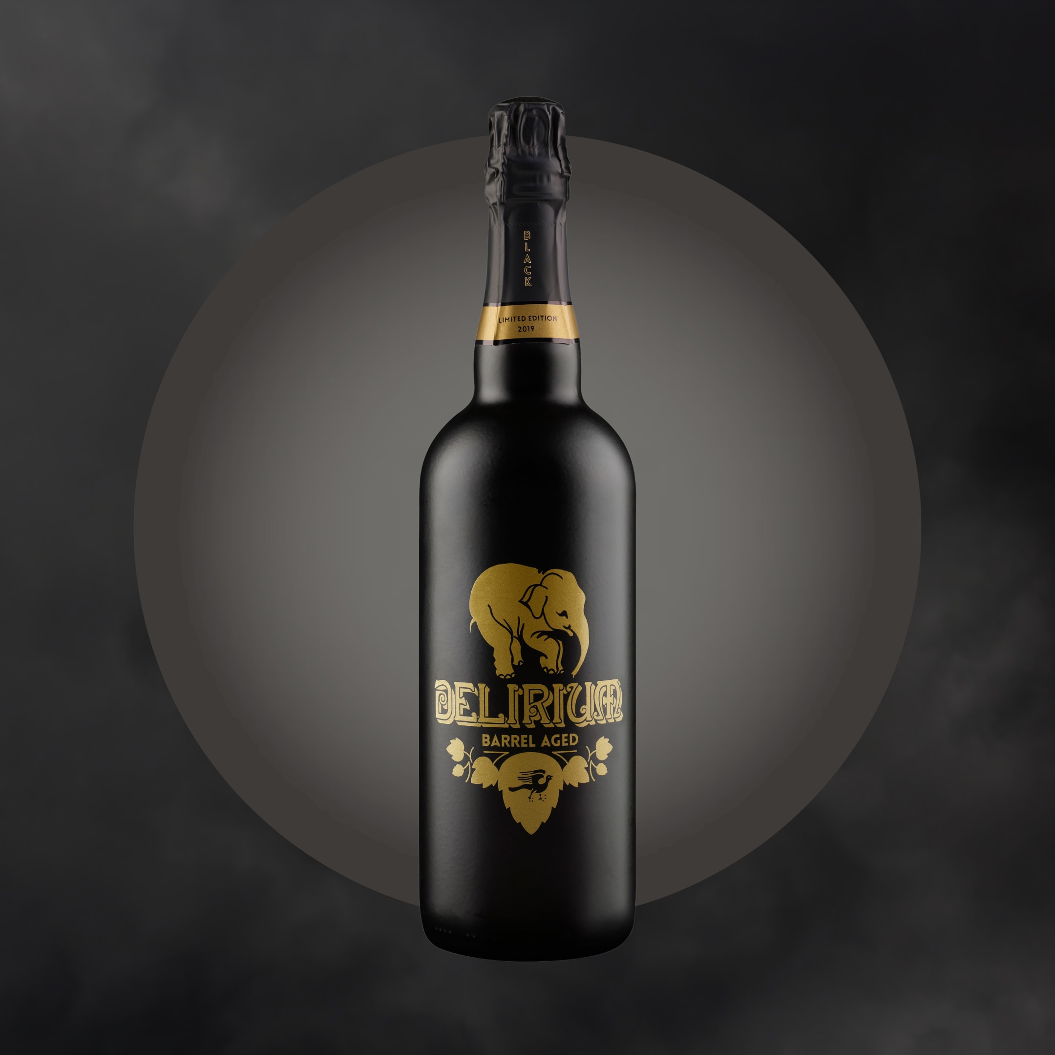 Cerveza Belga Delirium Black Barrel Aged Botella 750 ml