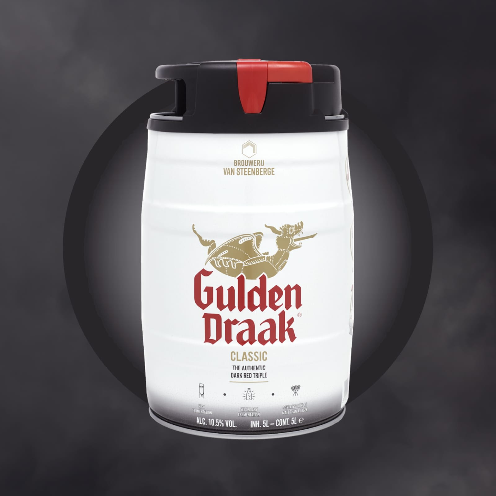 Cerveza Belga Gulden Draak Classic Barril 5 Litros