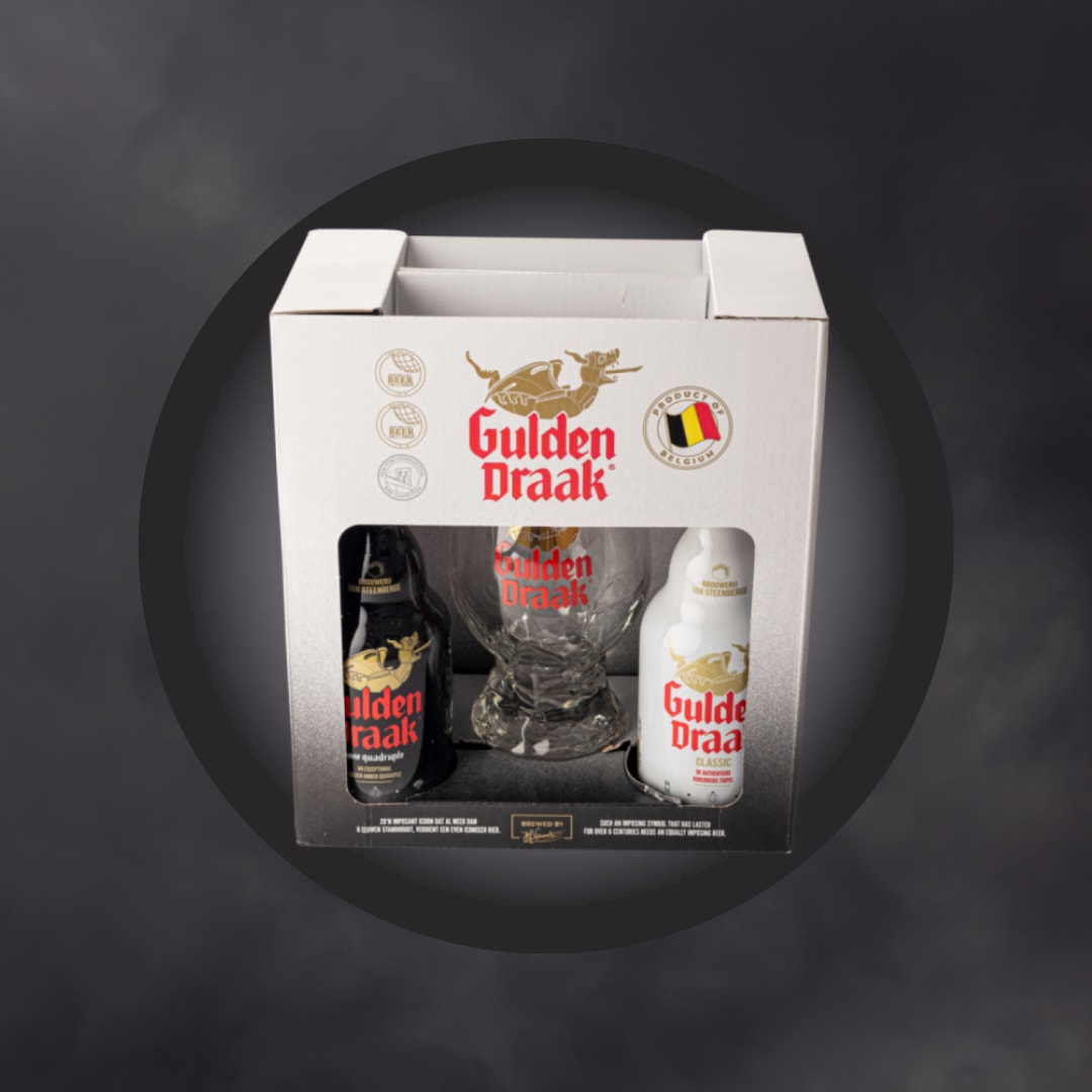 Combo Cerveza Gulden Draak 2 cervezas 330ml + Copa
