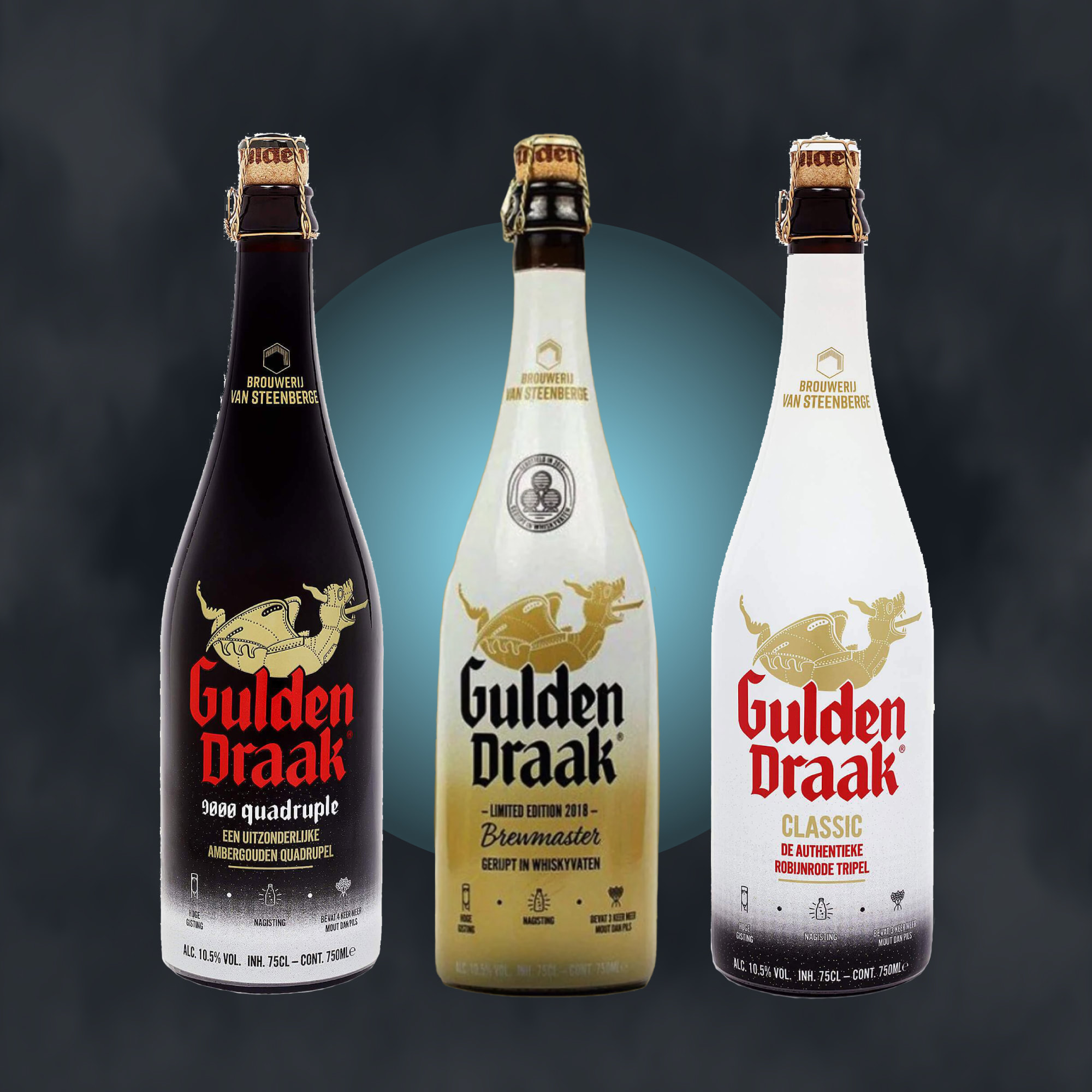 Combo del Dragón 3 Cervezas Gulden Draak 750ml