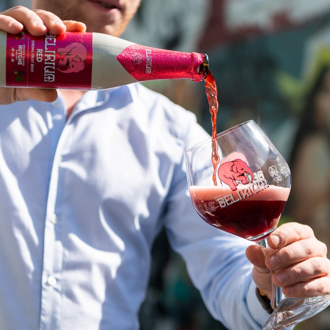 Cerveza Belga Delirium Red Botella 330 ml - Imagen 2