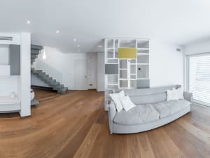 Interno di una casa ecologica Rossi F.lli