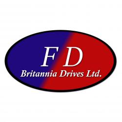 F D BRITANNIA DRIVES logo