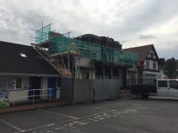 CTS Scaffold the Ritz as Clipstone Village say's farewell to this iconic building.