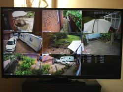 8 Camera Monitor View (Day time)