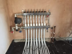 Underfloor heating manifold