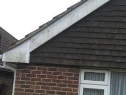 Before picture of UPVC at a property in Emsworth