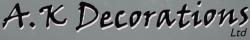 A.K DECORATIONS logo