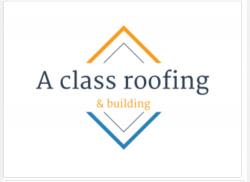 A CLASS ROOFING AND BUILDING Logo