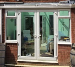 French Doors With Two Side Windows