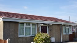 Prefab roof converted to tiles roof