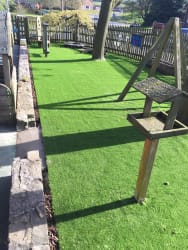 Artificial grass for local nursery 