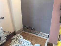 Before Damp course 