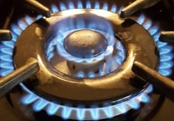 Dual fuel cooker installation 