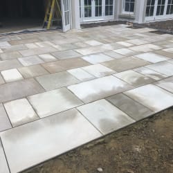 Sandstone paving