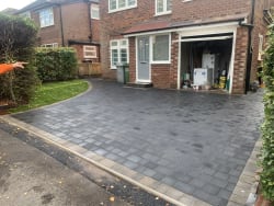 Nice tegular driveway finished 