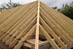 New roofing timbers