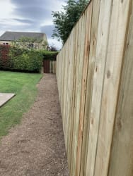 Open boarded fence 2