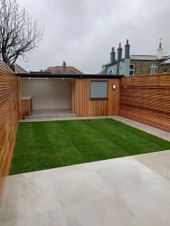 Garden Structure with Cedar Cladding