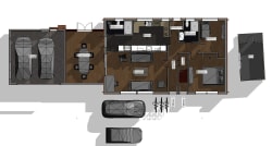 Proposed Ground Floor for Conversion of Existing Dwelling to Flats to Flats