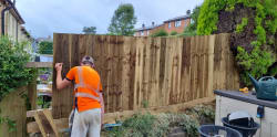 New fence errected