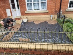 Ground prep for chippings