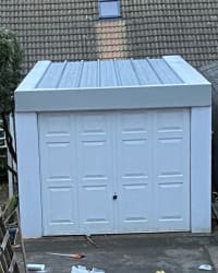 Insulated steel Lined Garage roof system available in many colours