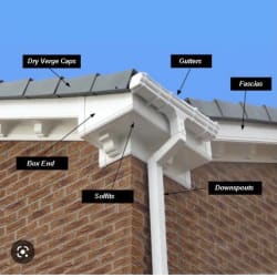 New up call facia soffits guttering system 